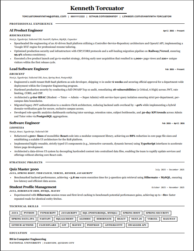 Elite Resume